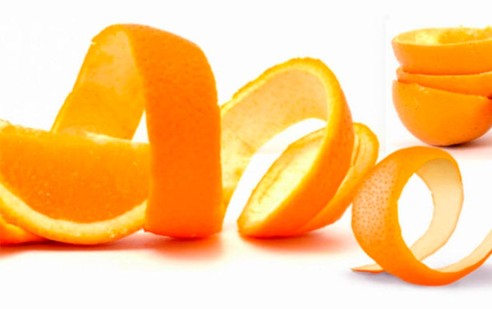 ¿Por qué no tirar la cáscara de la naranja?
